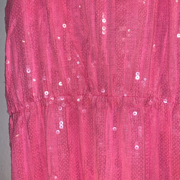 Aeropostale pink sequined shimmer dress - Picture 2 of 4